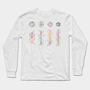 A-,B-,C- and Z-DNA Long Sleeve T-Shirt